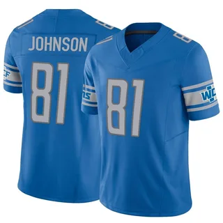 Nike Detroit Lions Youth Blue Calvin Johnson Limited Jersey